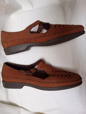 Women's Dexter Mary Jane Brown Leather Shoes